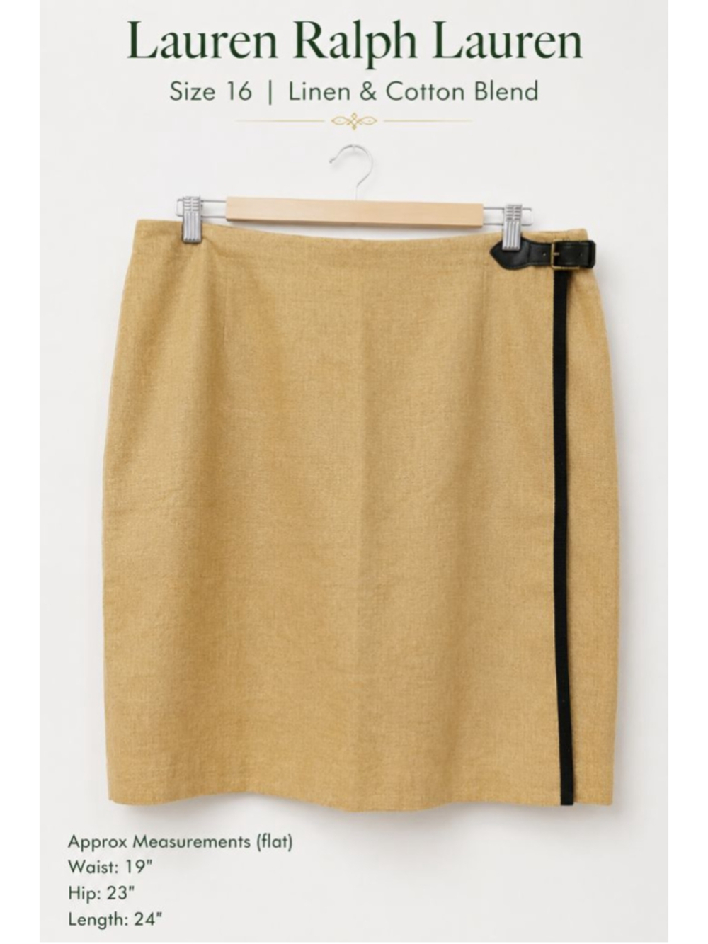 Poshmark Title

Lauren Ralph Lauren Linen Cotton Wrap Pencil Skirt Size 16 NWT